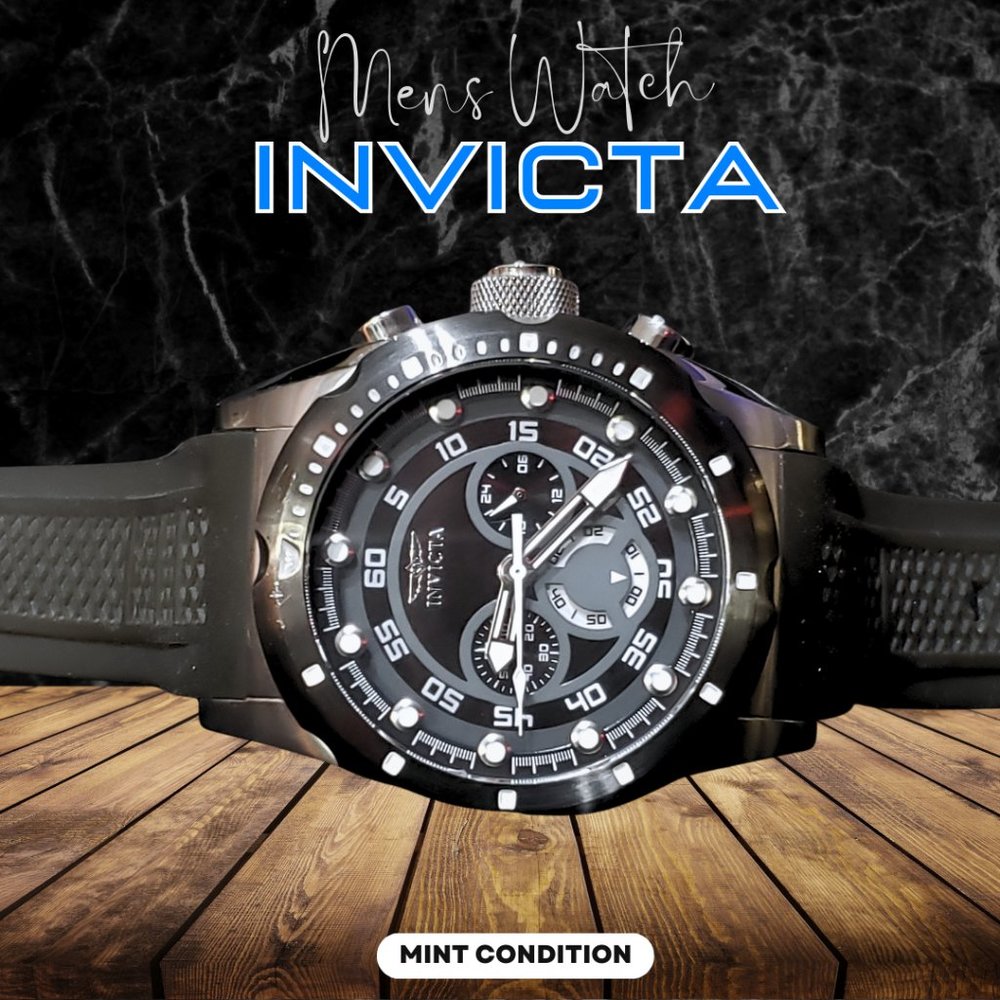 Invicta Speedway Stainless Steel Men's Watch - Black / Silver 20311